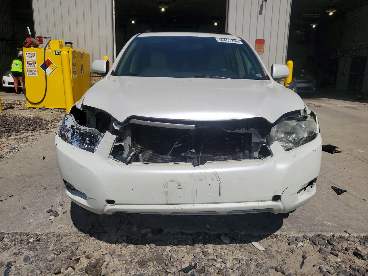 2010 Toyota Highlander Se White vin: 5TDKK3EH6AS007374
