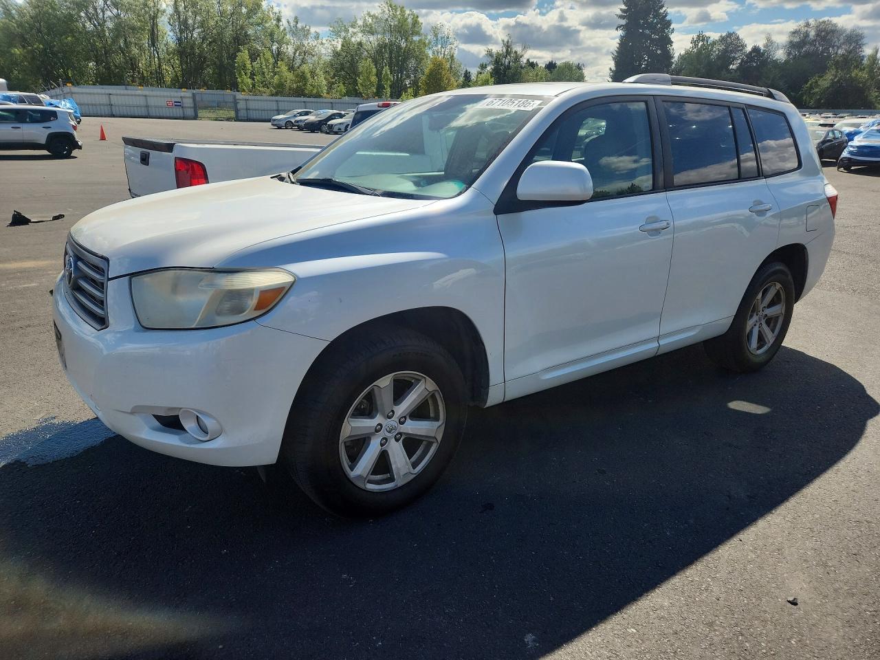 2010 Toyota Highlander Se White vin: 5TDKK3EH6AS022182