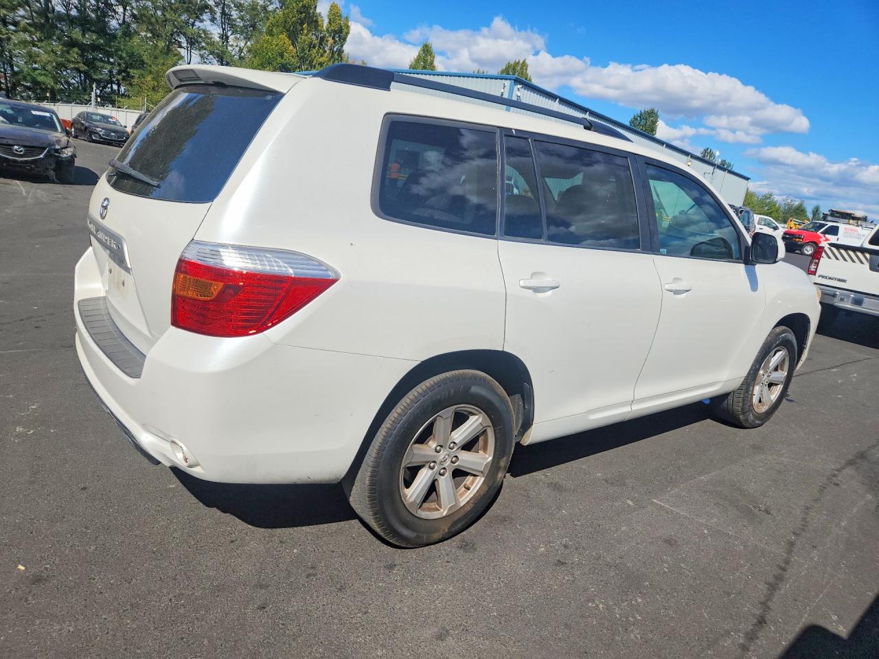 2010 Toyota Highlander Se White vin: 5TDKK3EH6AS022182