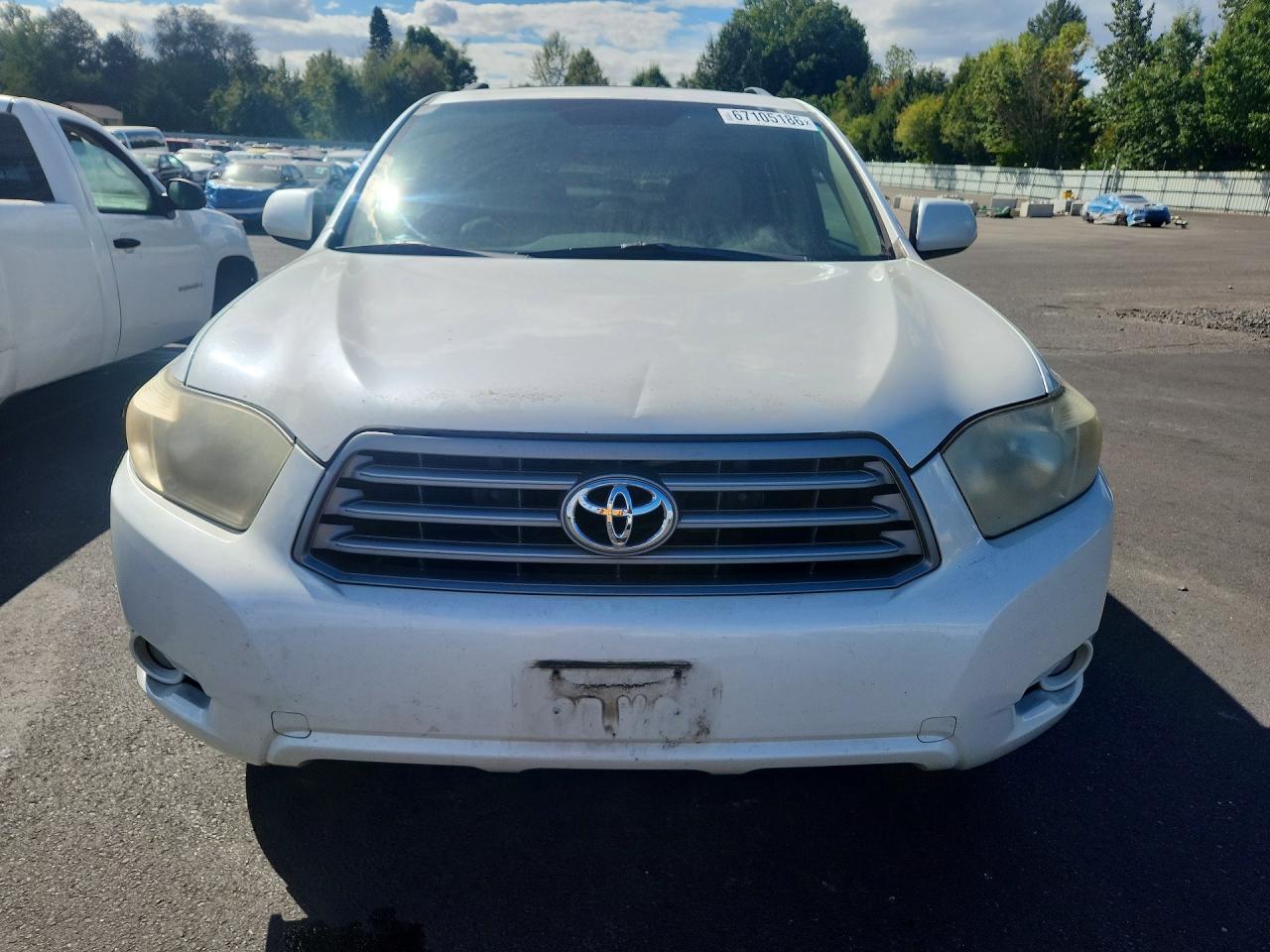 2010 Toyota Highlander Se White vin: 5TDKK3EH6AS022182