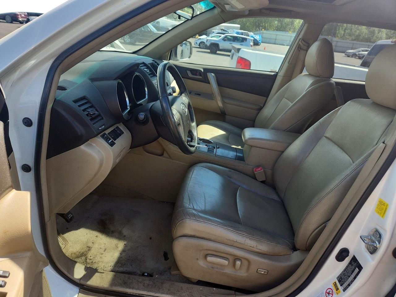 2010 Toyota Highlander Se White vin: 5TDKK3EH6AS022182