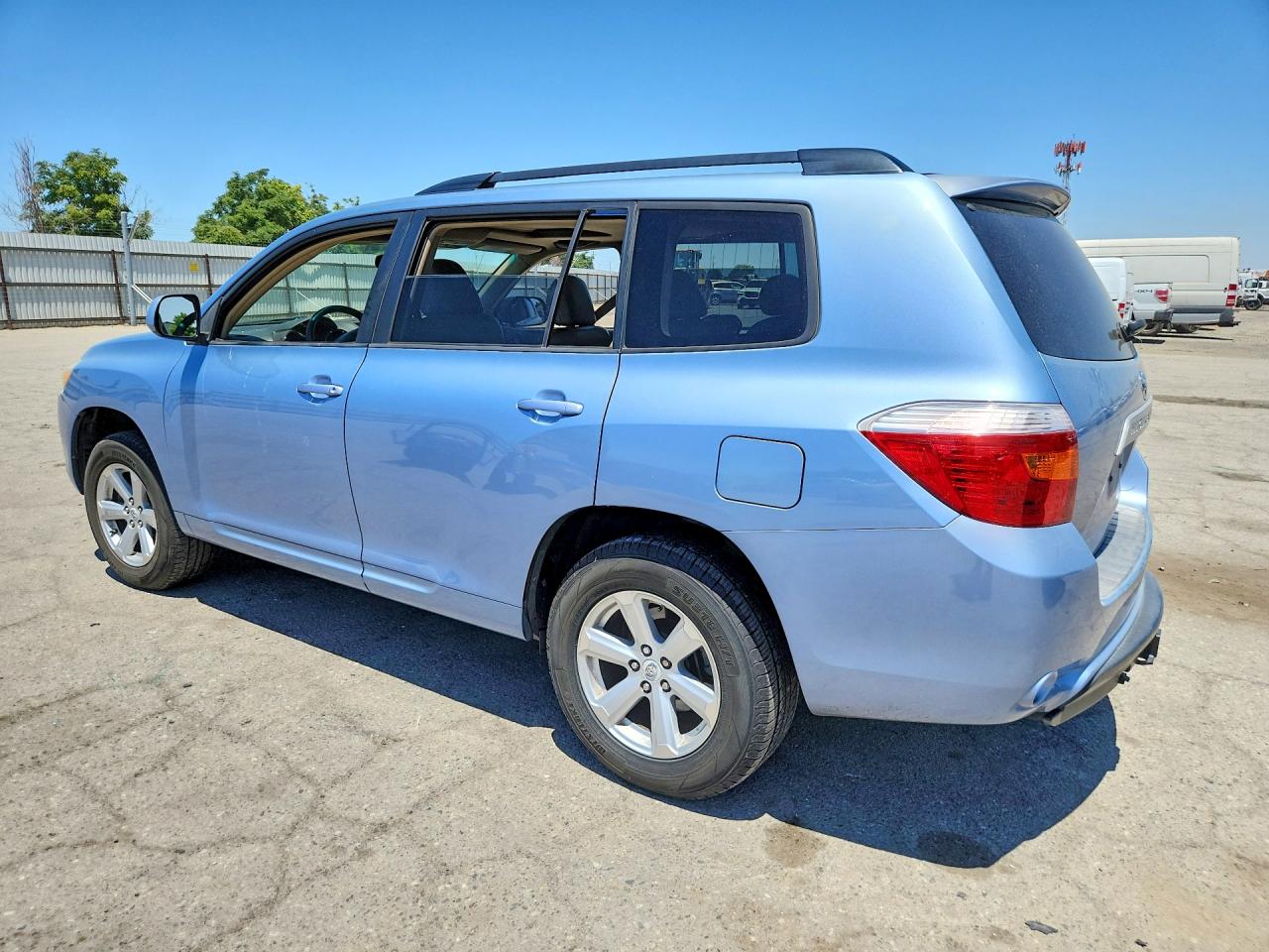 2010 Toyota Highlander Se Blue vin: 5TDKK3EH7AS011496