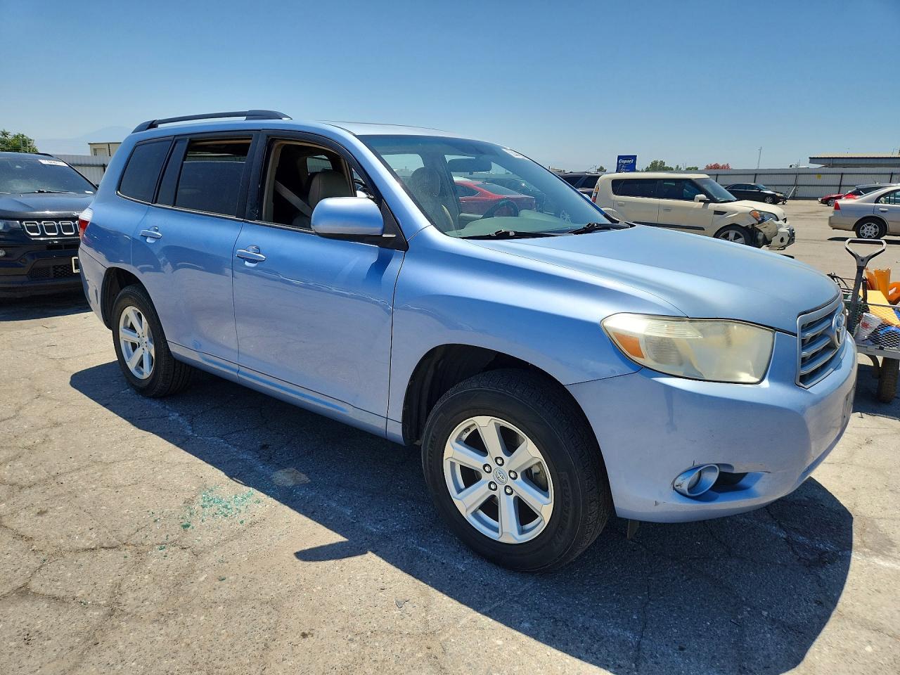 2010 Toyota Highlander Se Blue vin: 5TDKK3EH7AS011496