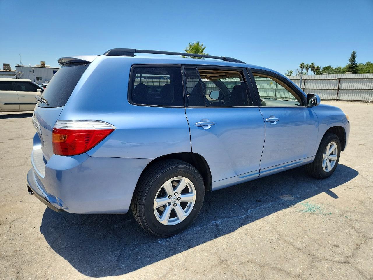 2010 Toyota Highlander Se Blue vin: 5TDKK3EH7AS011496