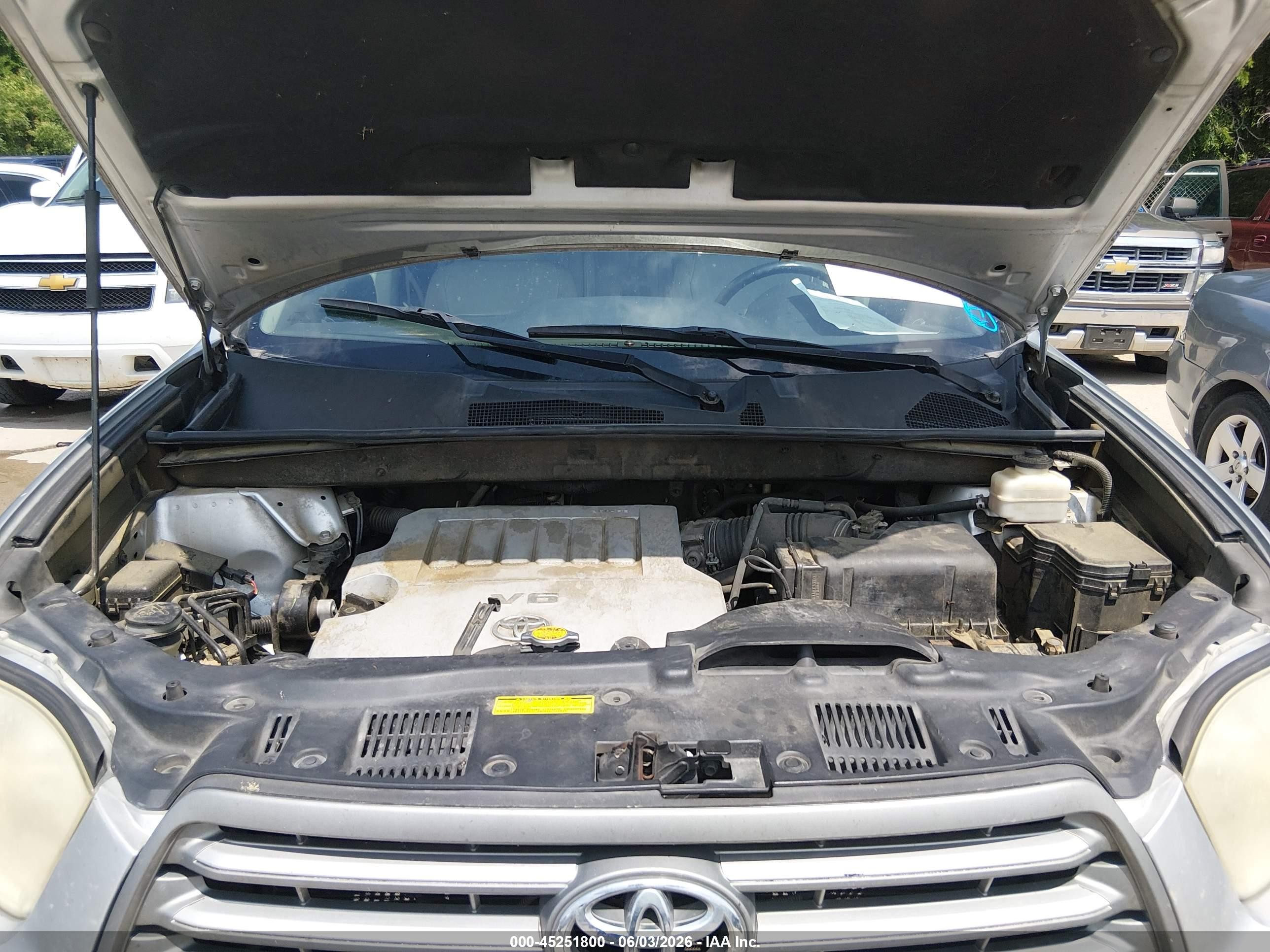 2010 Toyota Highlander Se V6 Silver vin: 5TDKK3EH7AS012552