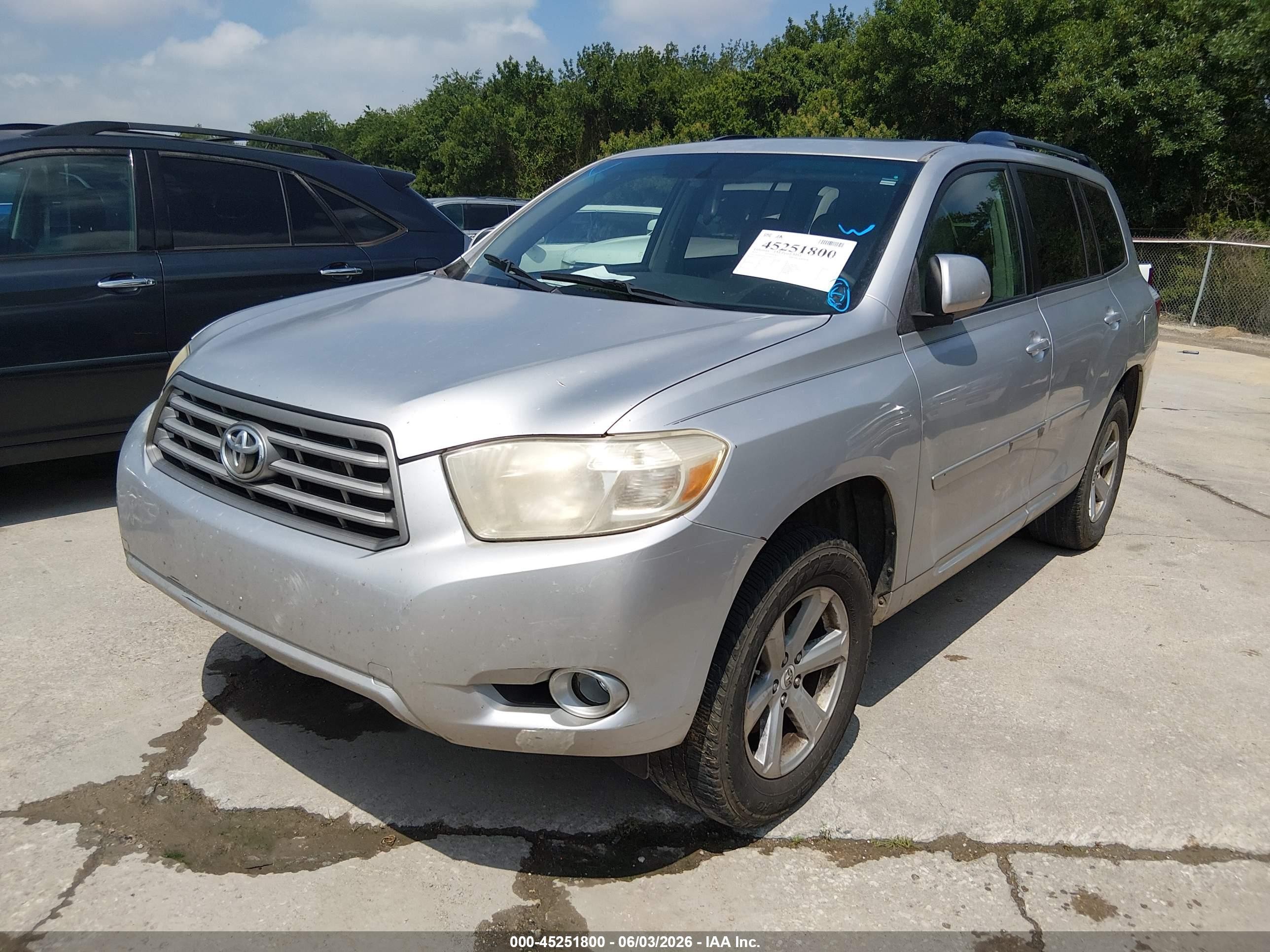 2010 Toyota Highlander Se V6 Silver vin: 5TDKK3EH7AS012552
