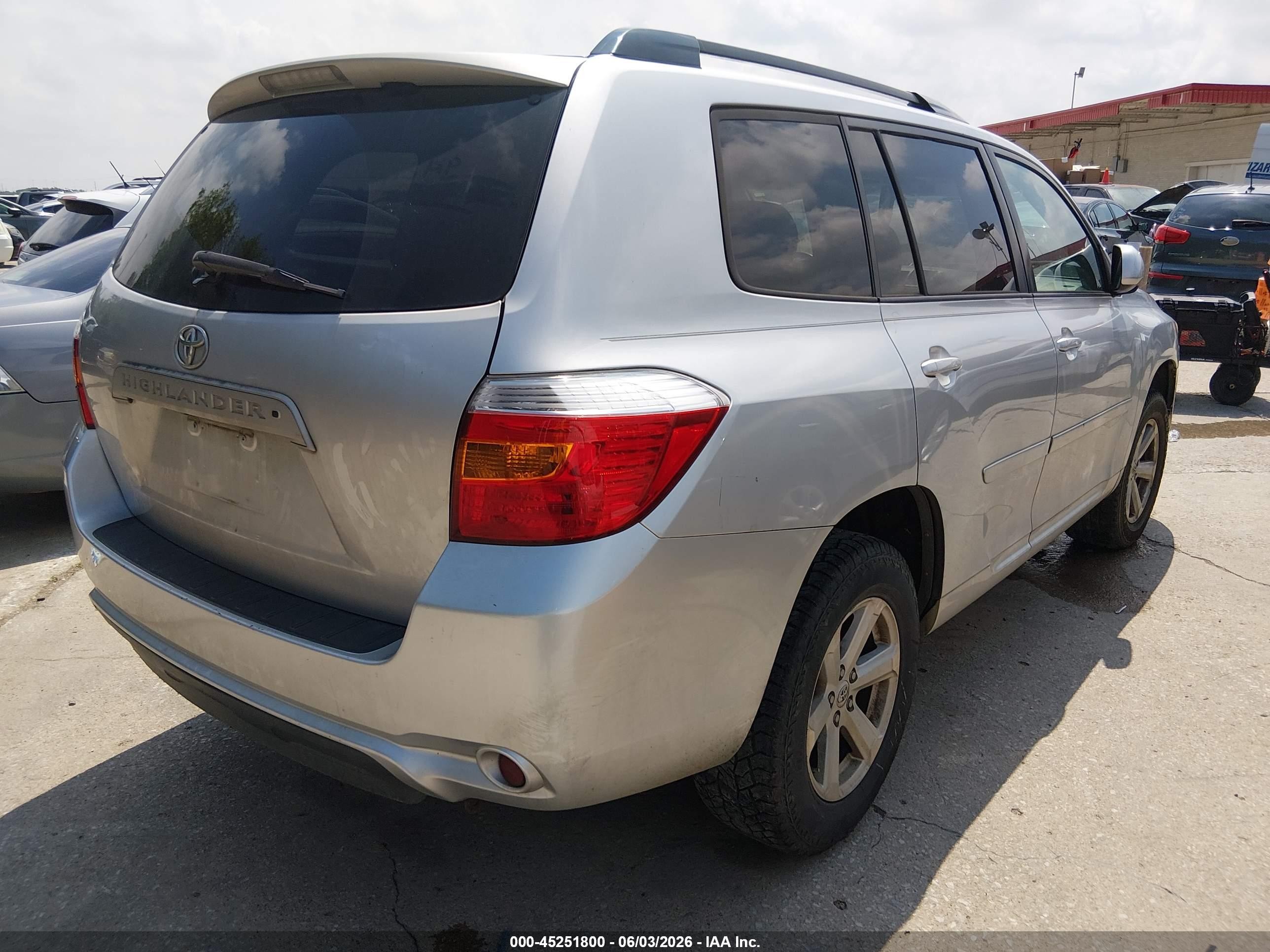 2010 Toyota Highlander Se V6 Silver vin: 5TDKK3EH7AS012552