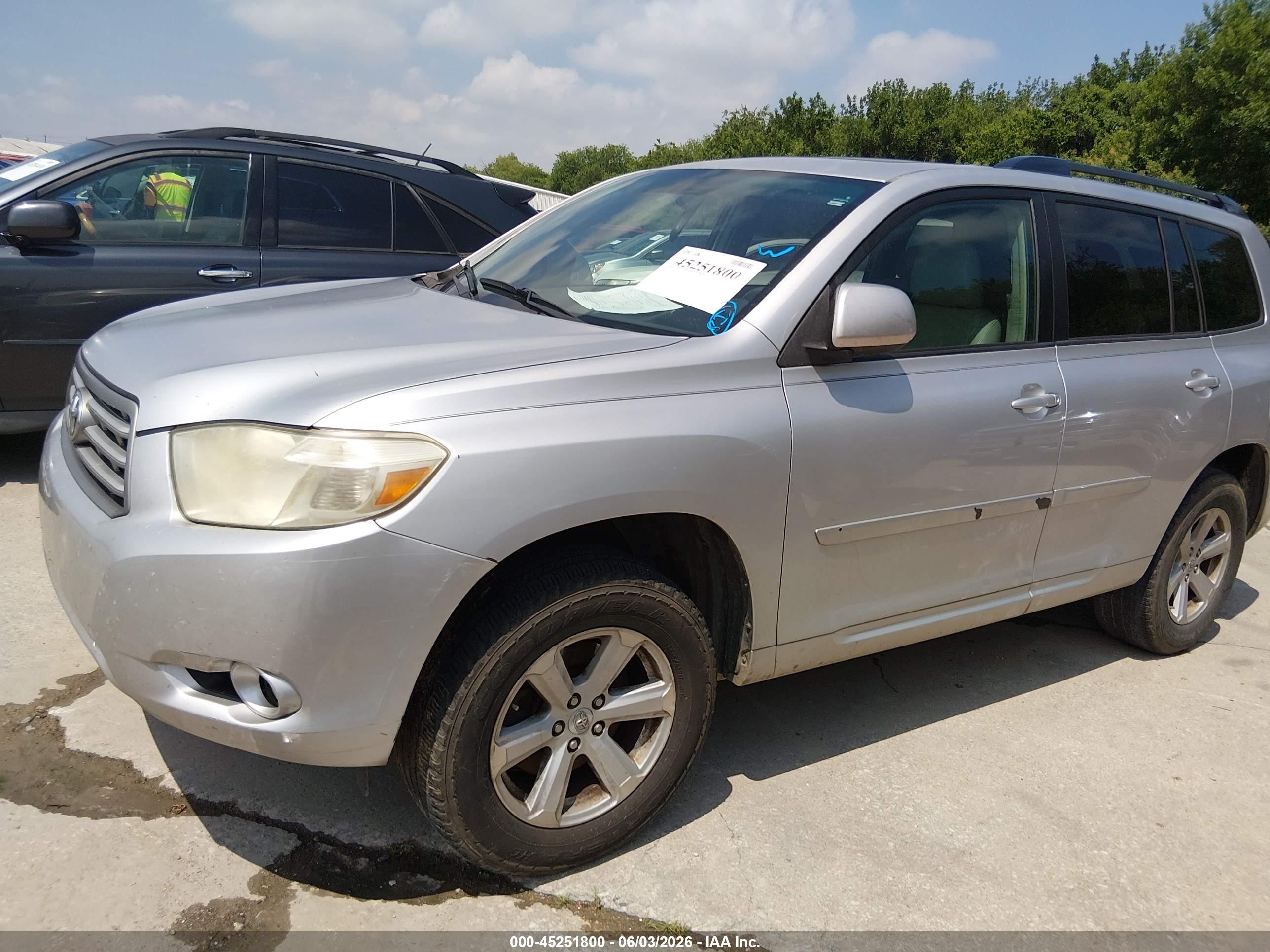 2010 Toyota Highlander Se V6 Silver vin: 5TDKK3EH7AS012552