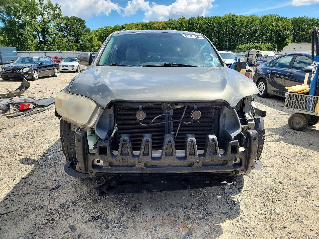 2010 Toyota Highlander Se Gray vin: 5TDKK3EH7AS017766