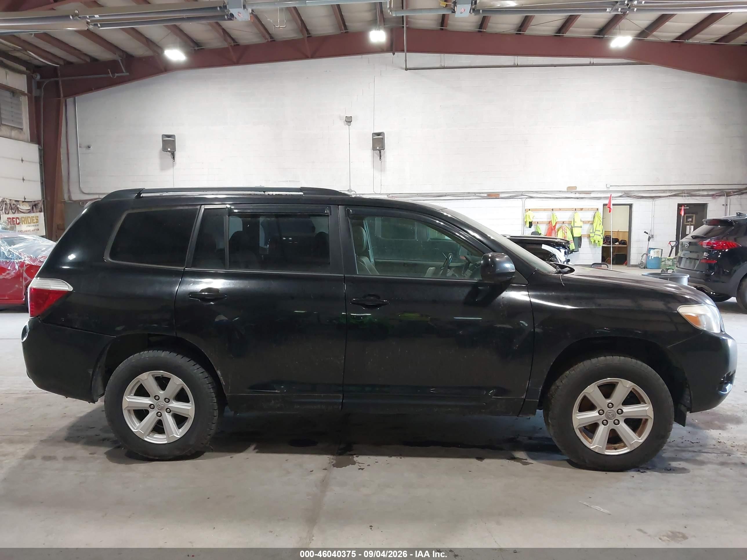 2010 Toyota Highlander Se V6 Black vin: 5TDKK3EH8AS020854