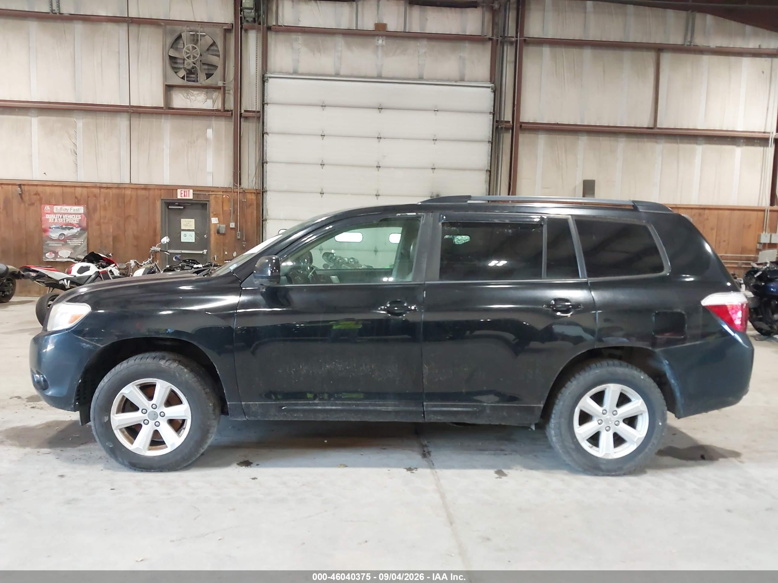 2010 Toyota Highlander Se V6 Black vin: 5TDKK3EH8AS020854