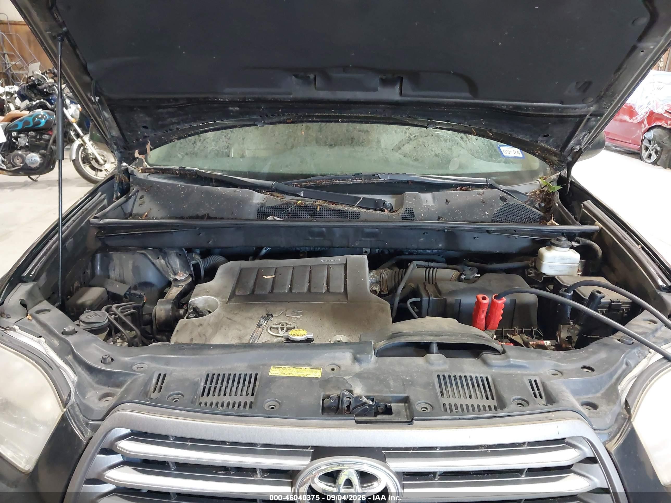 2010 Toyota Highlander Se V6 Black vin: 5TDKK3EH8AS020854