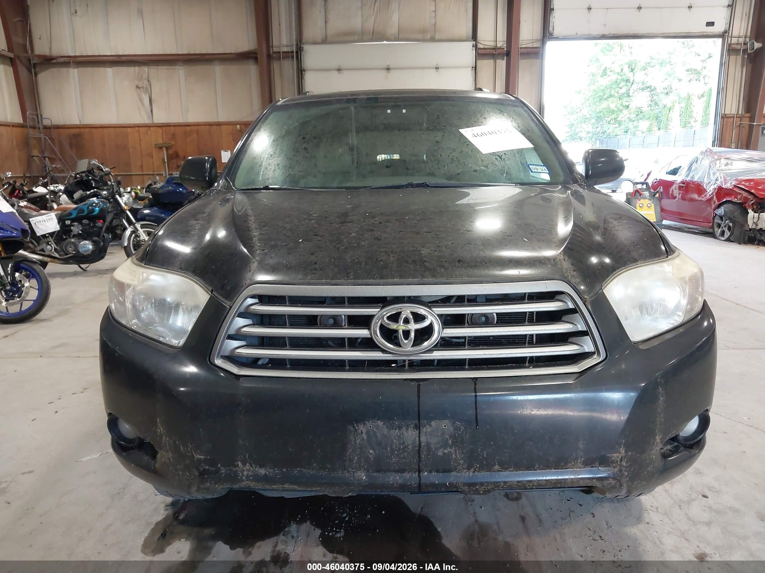 2010 Toyota Highlander Se V6 Black vin: 5TDKK3EH8AS020854