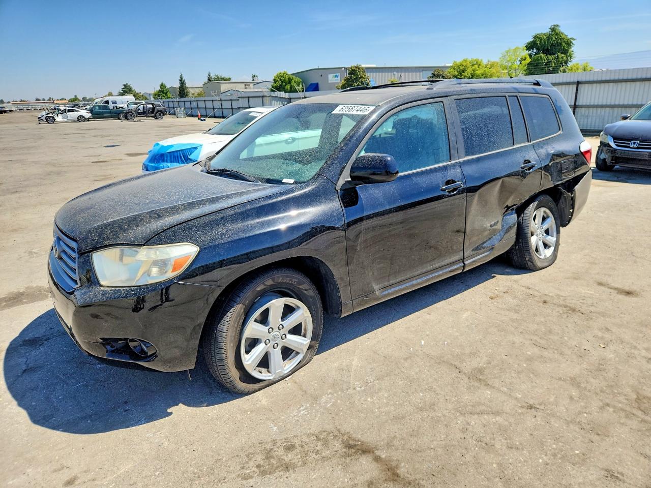 2010 Toyota Highlander Se Black vin: 5TDKK3EHXAS019902