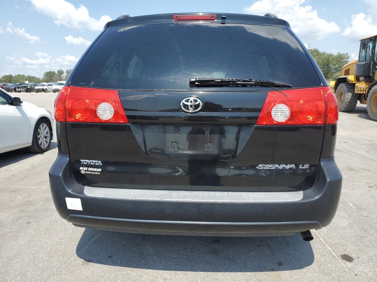 2010 Toyota Sienna Ce Black vin: 5TDKK4CC1AS328882