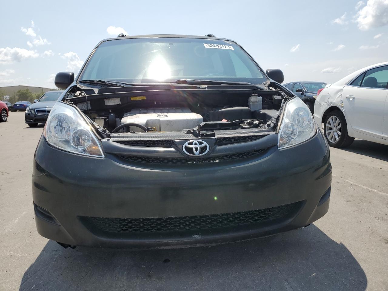 2010 Toyota Sienna Ce Black vin: 5TDKK4CC1AS328882
