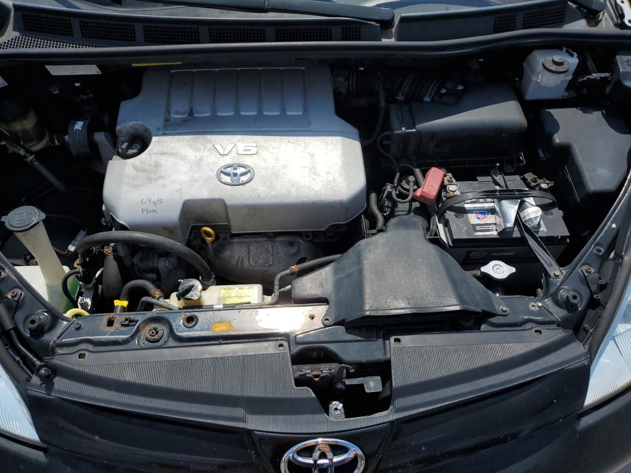 2010 Toyota Sienna Ce Black vin: 5TDKK4CC1AS328882