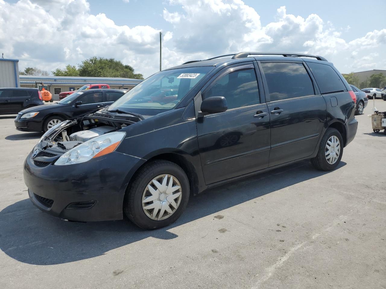 2010 Toyota Sienna Ce Black vin: 5TDKK4CC1AS328882