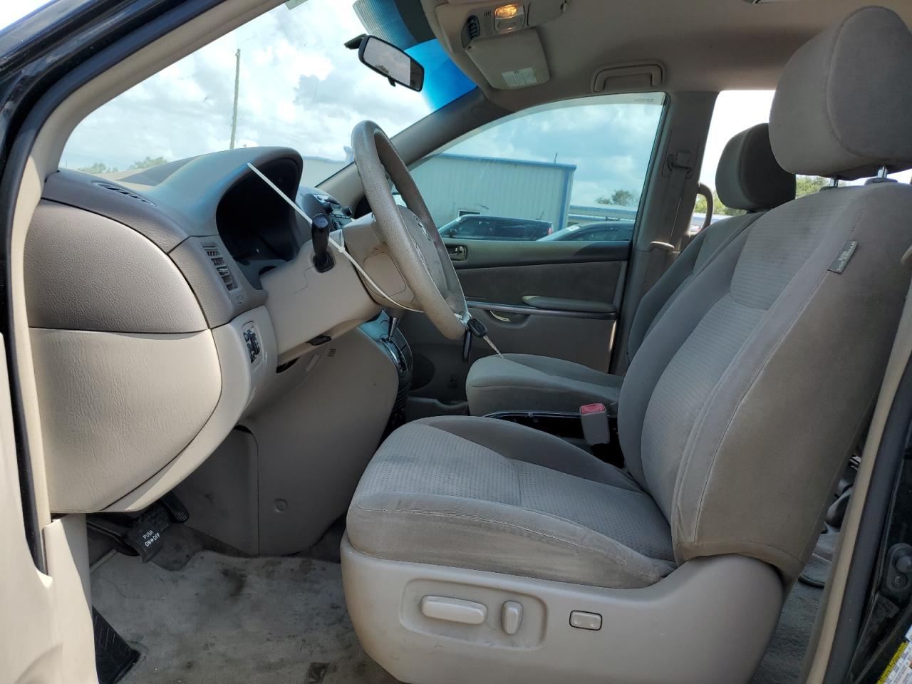 2010 Toyota Sienna Ce Black vin: 5TDKK4CC1AS328882