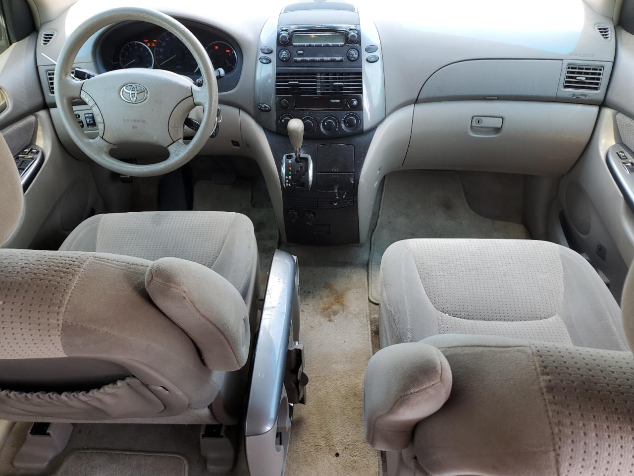 2010 Toyota Sienna Ce Black vin: 5TDKK4CC1AS328882