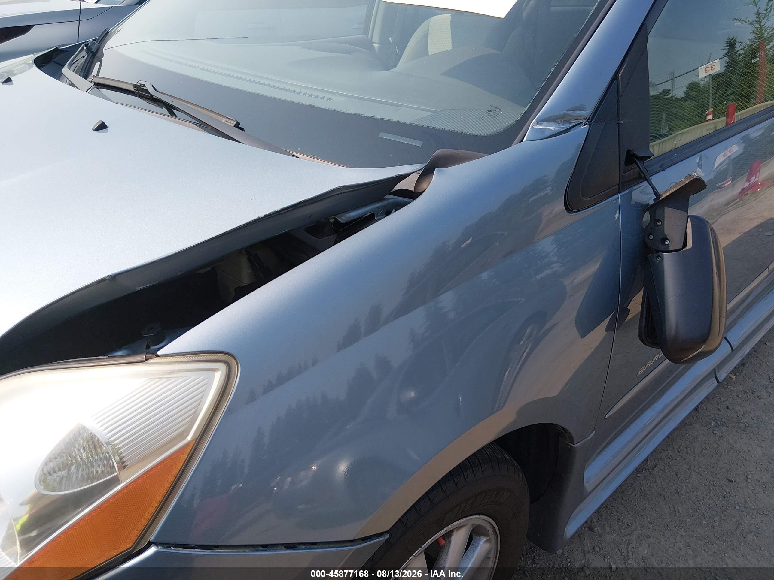 2010 Toyota Sienna Le Light Blue vin: 5TDKK4CC2AS327336