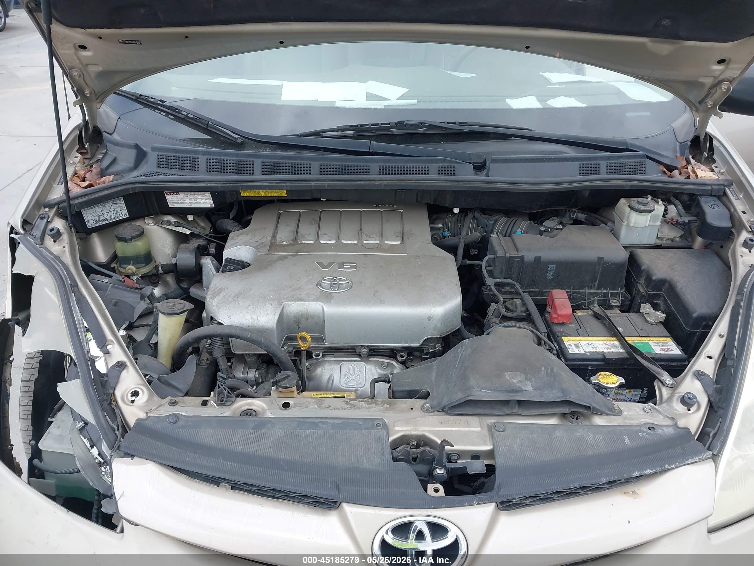 2010 Toyota Sienna Le Beige vin: 5TDKK4CC3AS319407