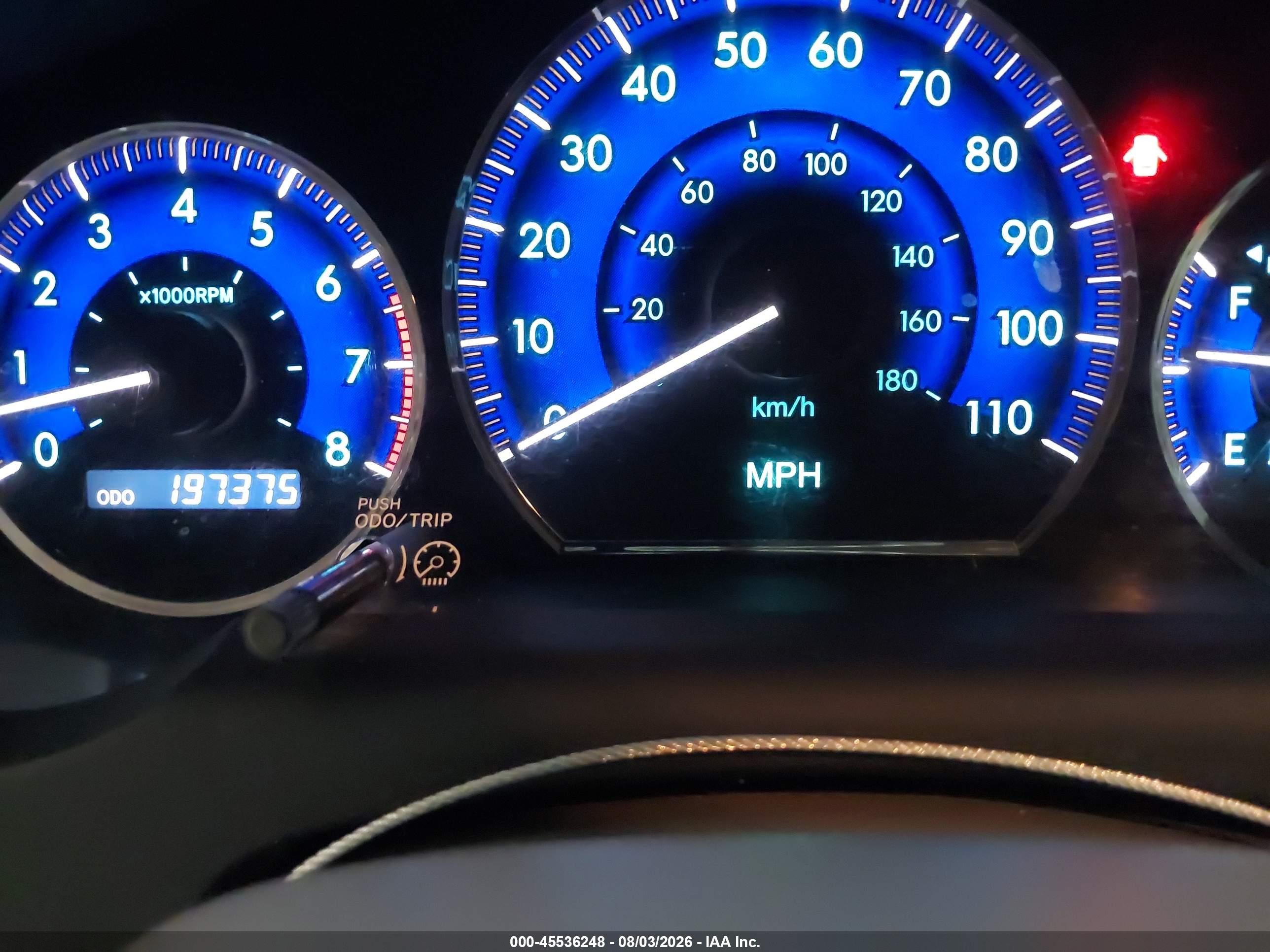 2010 Toyota Sienna Le Blue vin: 5TDKK4CC4AS338953