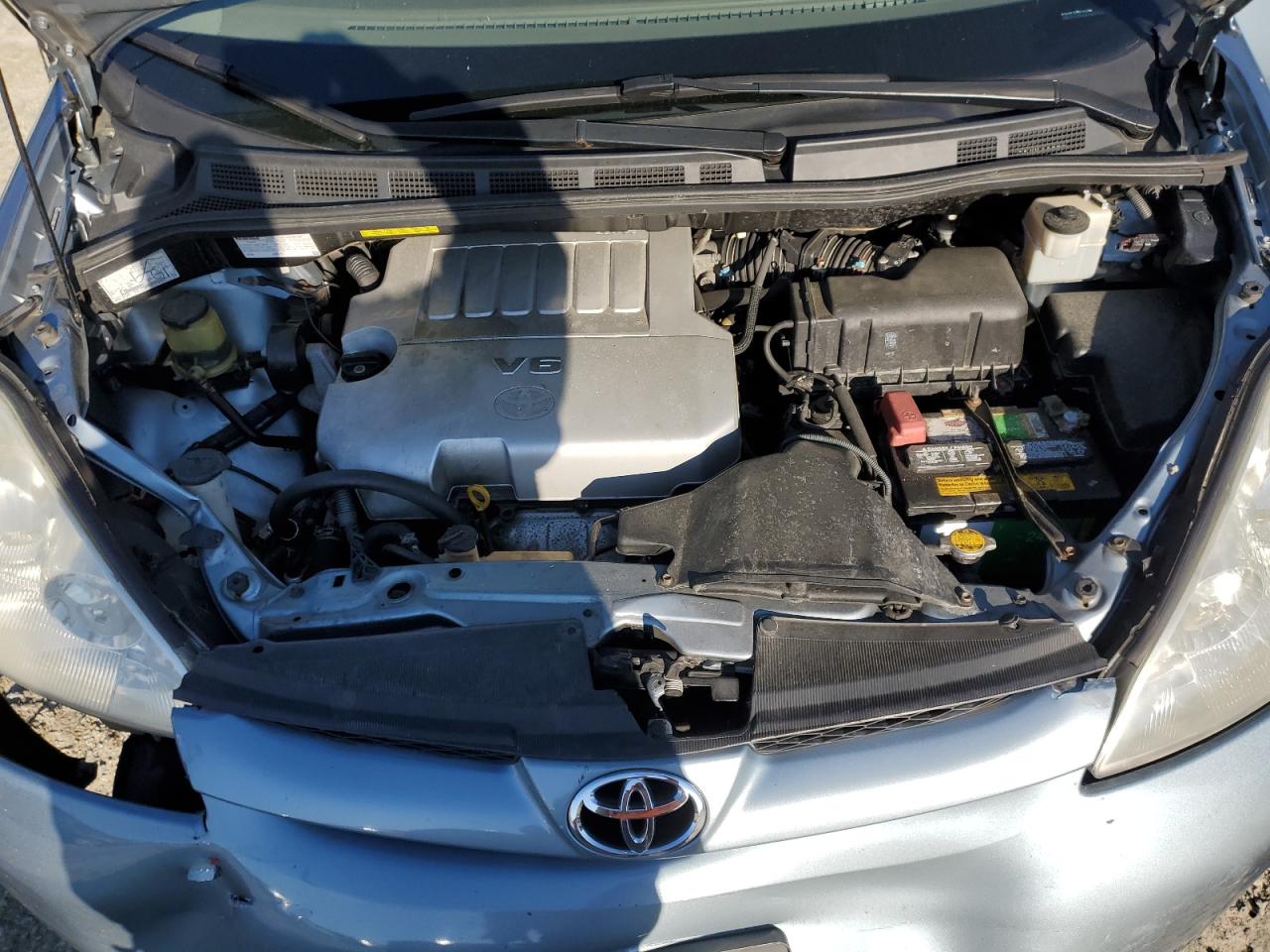 2010 Toyota Sienna Ce Blue vin: 5TDKK4CC6AS311365