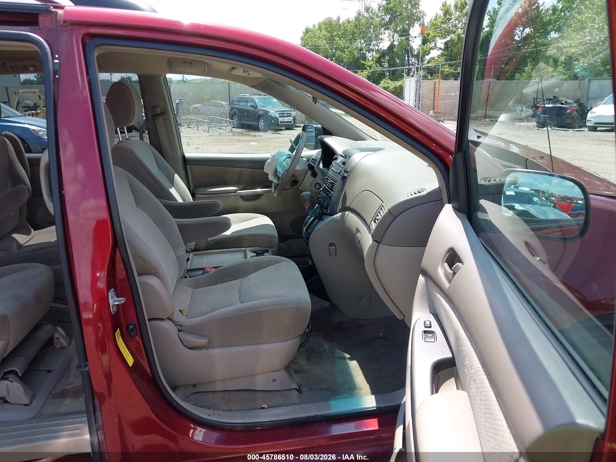 2010 Toyota Sienna Le Red vin: 5TDKK4CC7AS301489