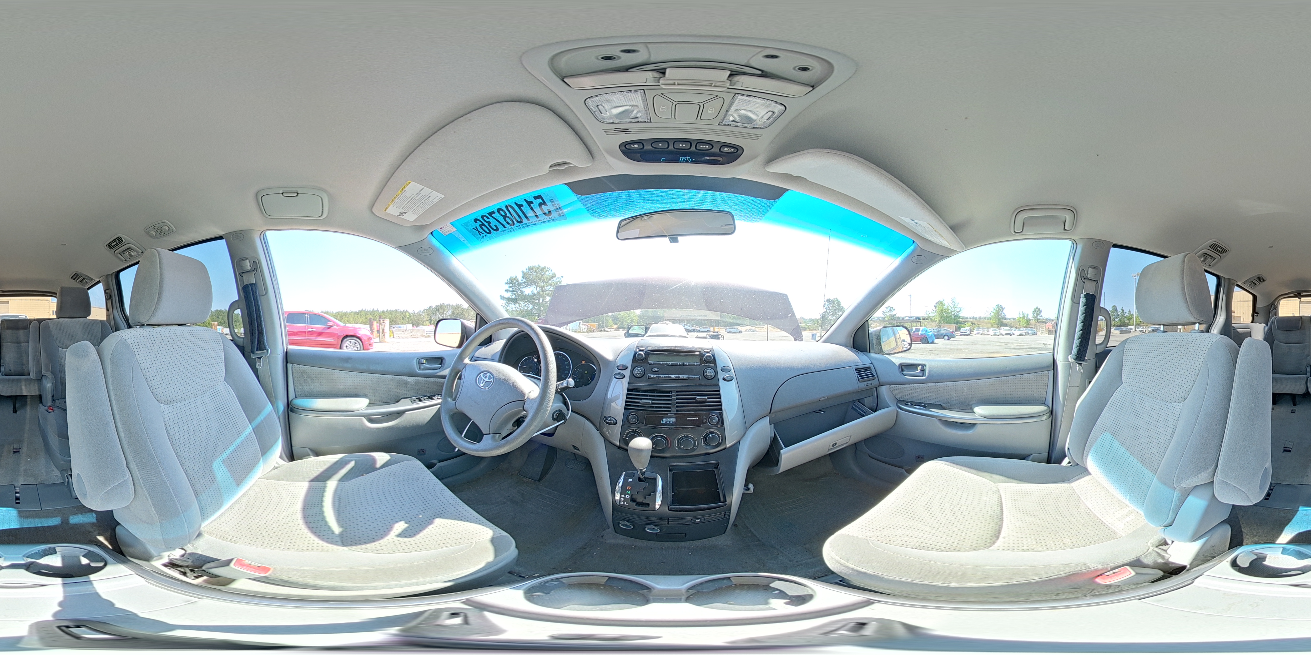 2010 Toyota Sienna Le 7-passenger Maroon vin: 5TDKK4CC7AS327154
