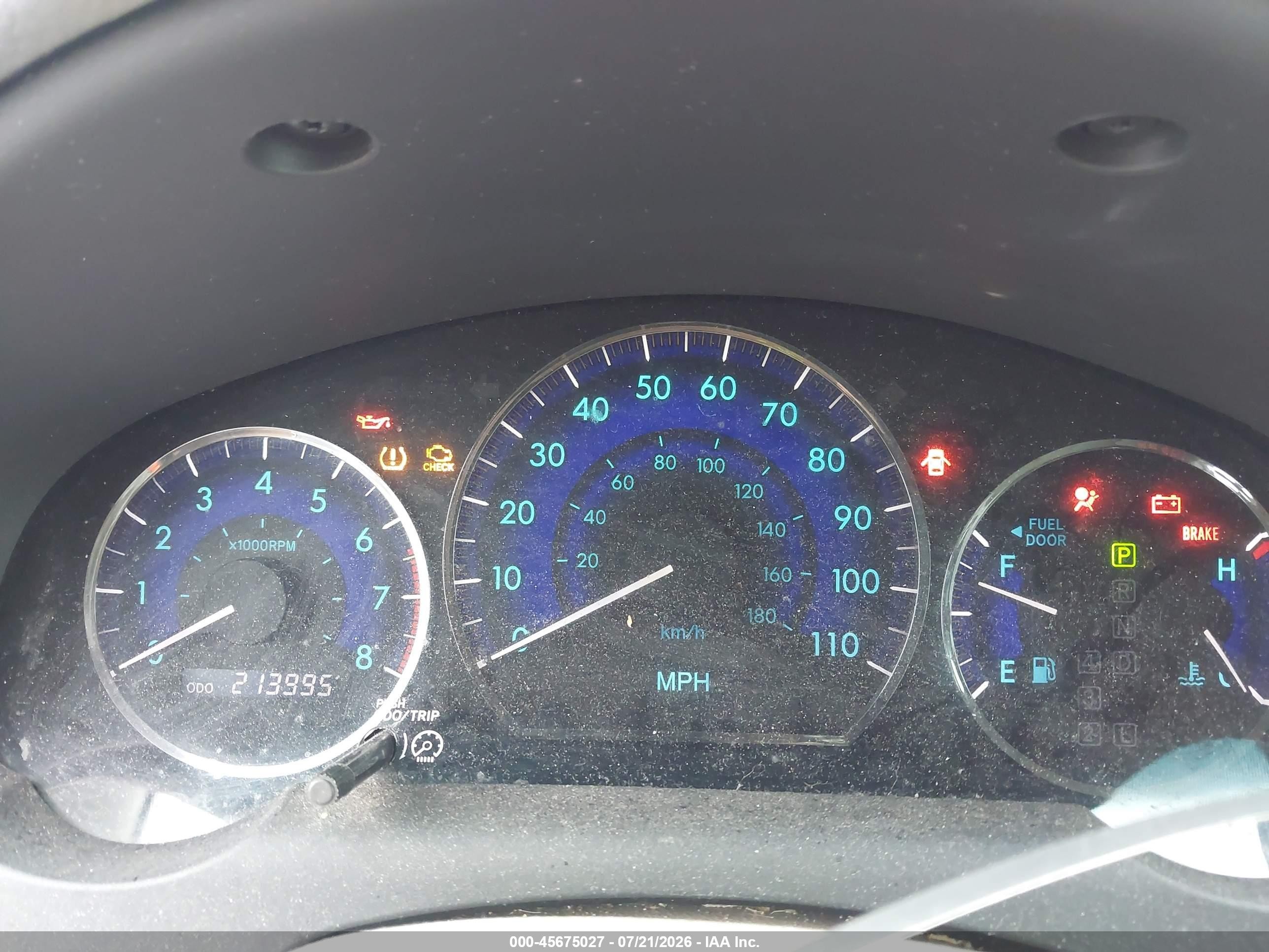 2010 Toyota Sienna Le Red vin: 5TDKK4CC8AS307835