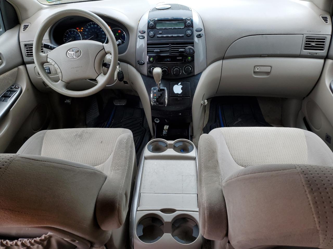 2010 Toyota Sienna Ce Blue vin: 5TDKK4CC8AS322030