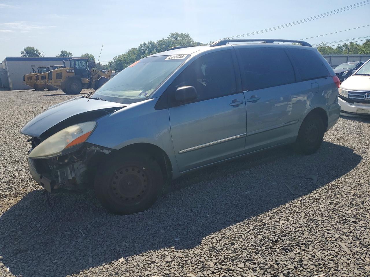 2010 Toyota Sienna Ce 8-passenger Blue vin: 5TDKK4CC9AS295341