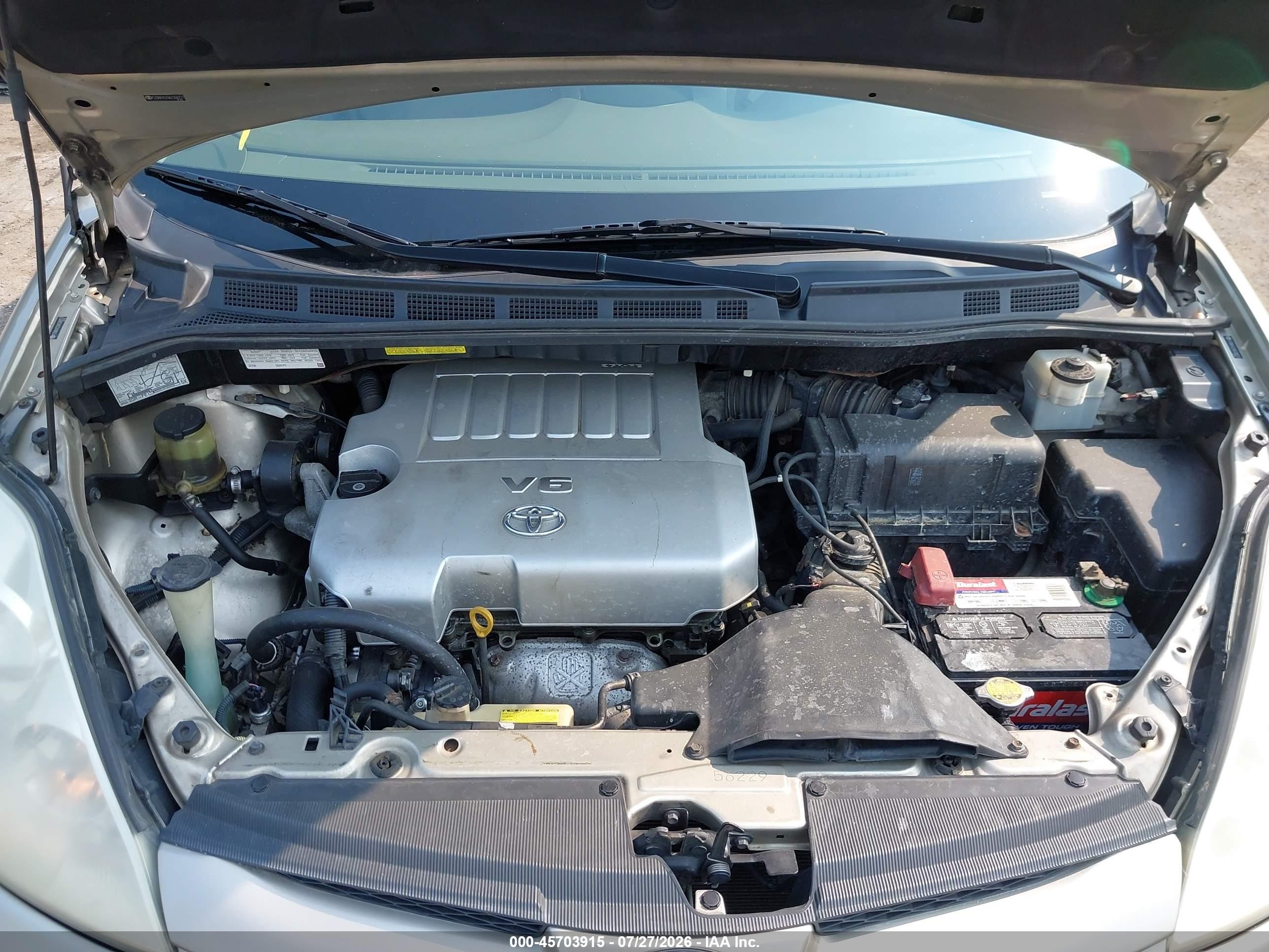 2010 Toyota Sienna Le Gold vin: 5TDKK4CC9AS308251
