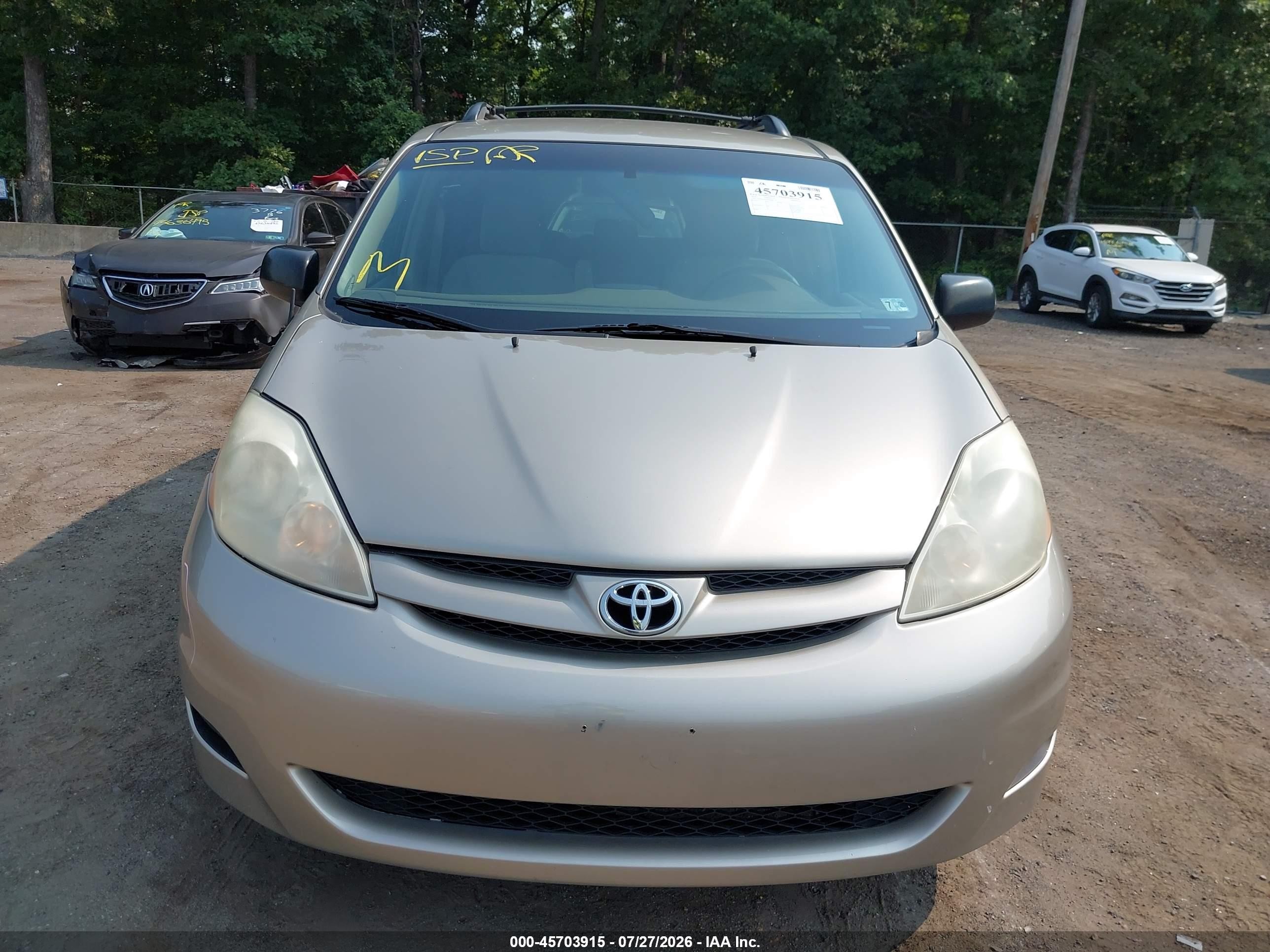 2010 Toyota Sienna Le Gold vin: 5TDKK4CC9AS308251