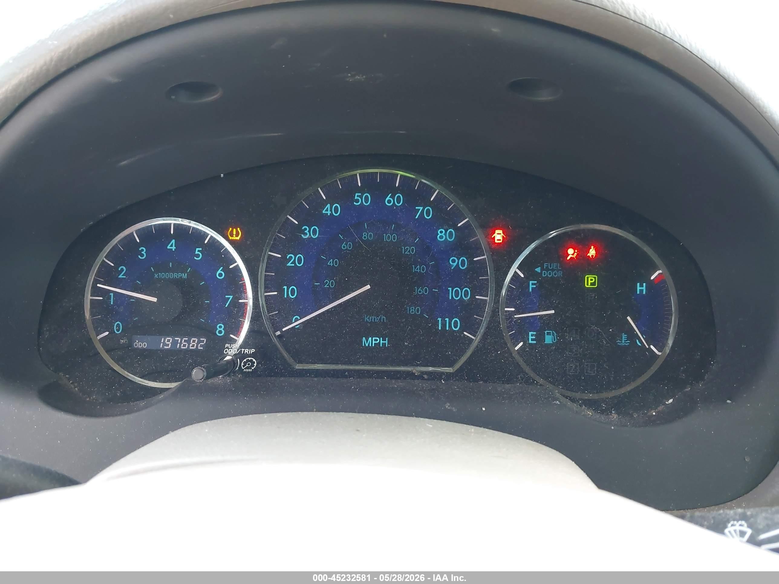 2010 Toyota Sienna Le Синий vin: 5TDKK4CC9AS333814