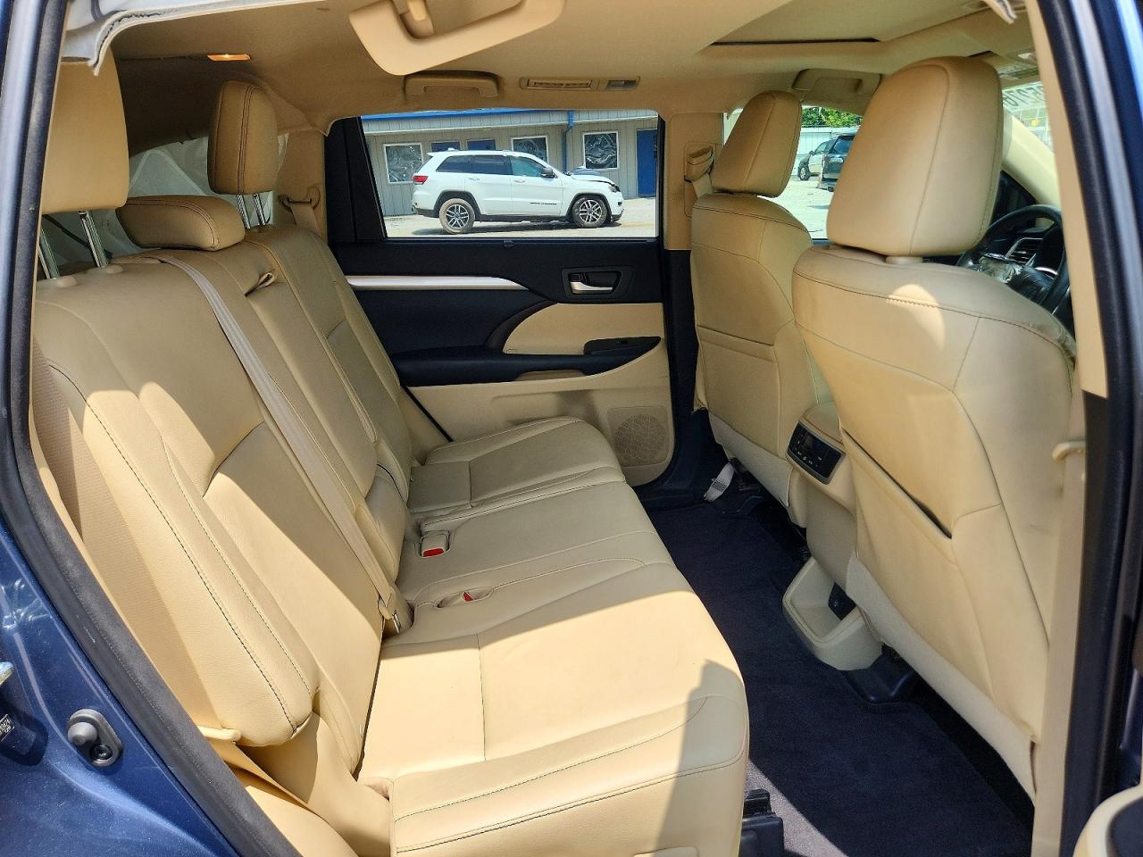 2014 Toyota Highlander Xle Blue vin: 5TDKKRFH0ES010424