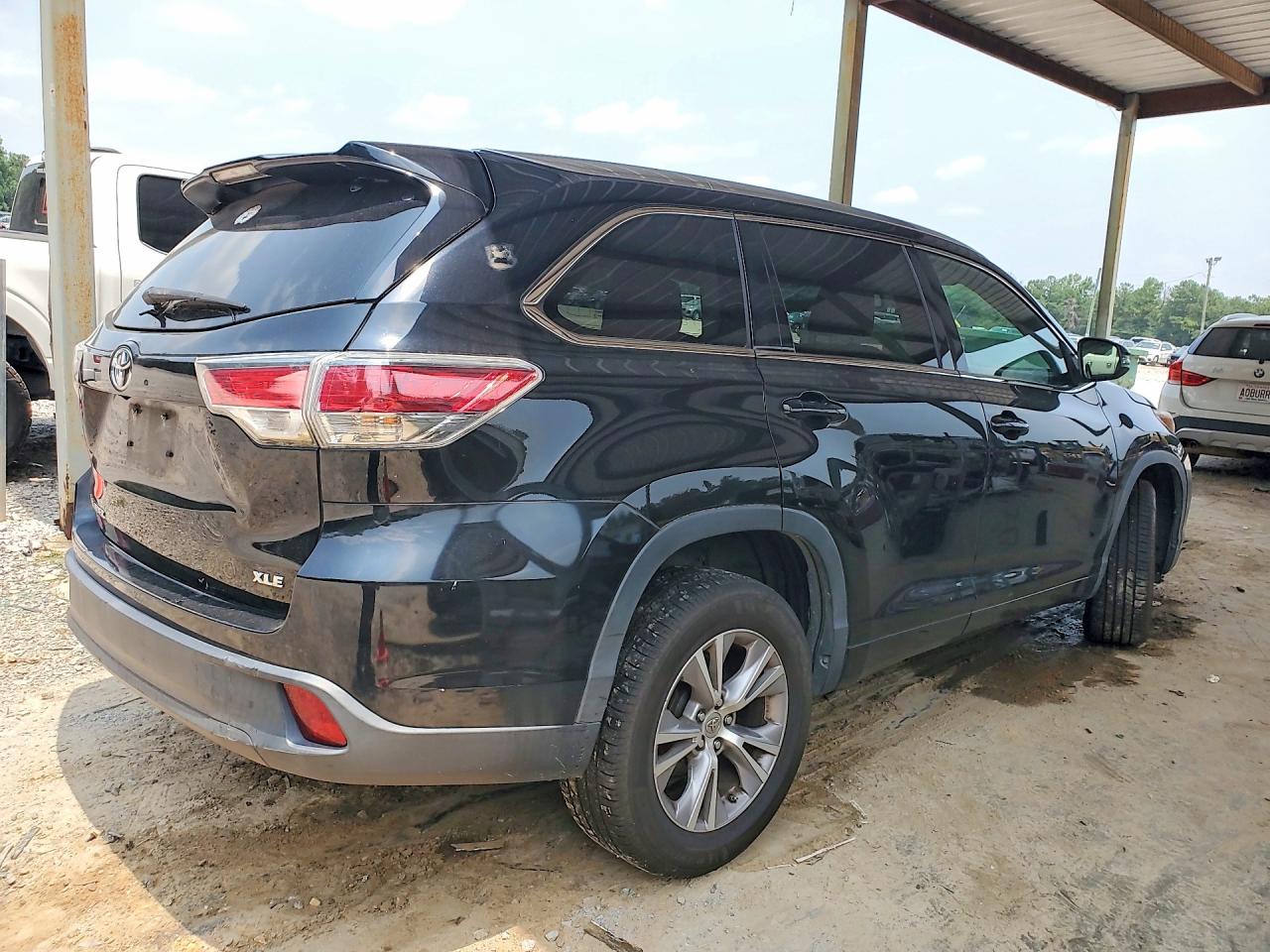 2015 Toyota Highlander Xle Black vin: 5TDKKRFH0FS065568