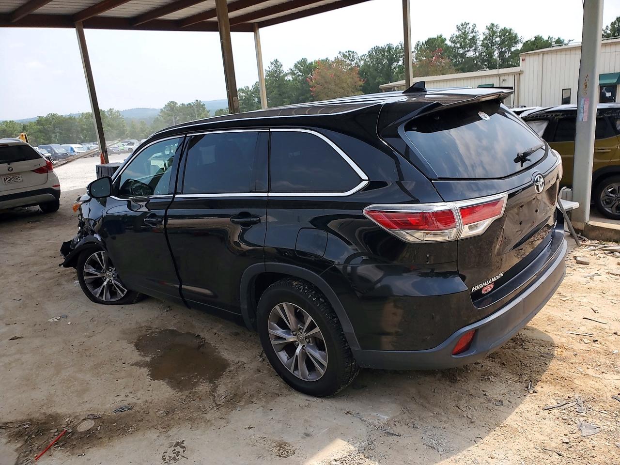 2015 Toyota Highlander Xle Black vin: 5TDKKRFH0FS065568