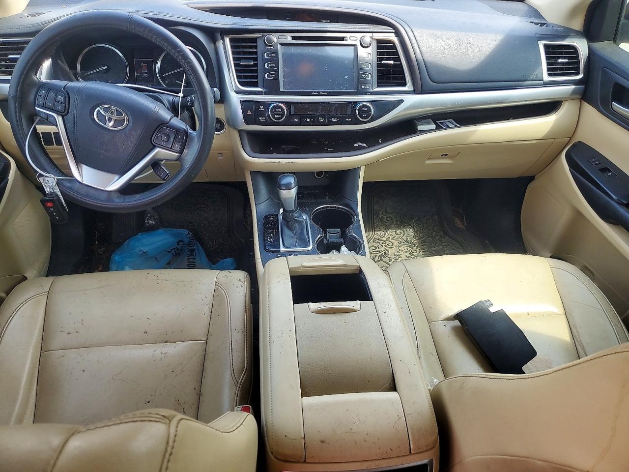 2015 Toyota Highlander Xle Burgundy vin: 5TDKKRFH0FS080104