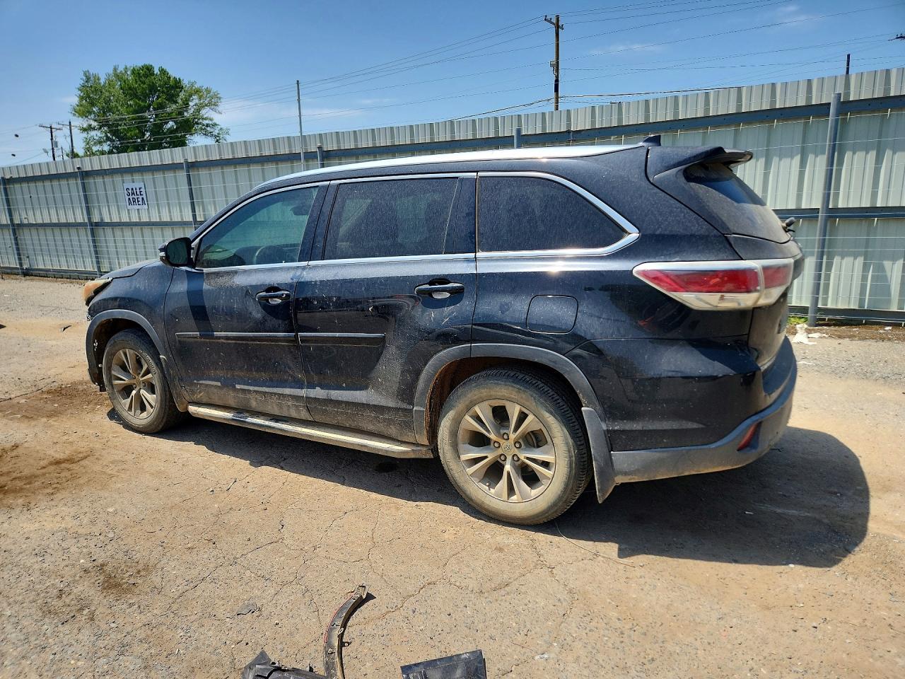 2015 Toyota Highlander Xle Black vin: 5TDKKRFH0FS089658