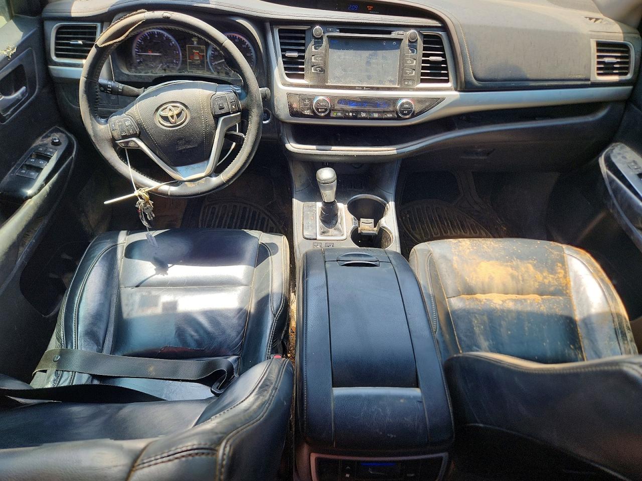 2015 Toyota Highlander Xle Black vin: 5TDKKRFH0FS089658