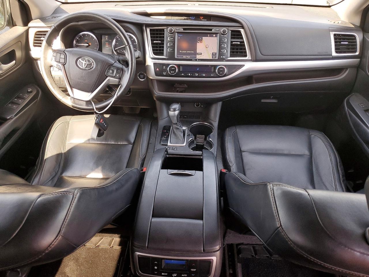 2015 Toyota Highlander Xle Black vin: 5TDKKRFH1FS072366