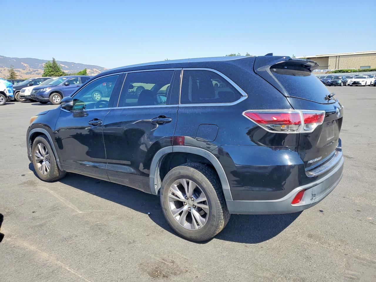 2015 Toyota Highlander Xle Black vin: 5TDKKRFH1FS072366
