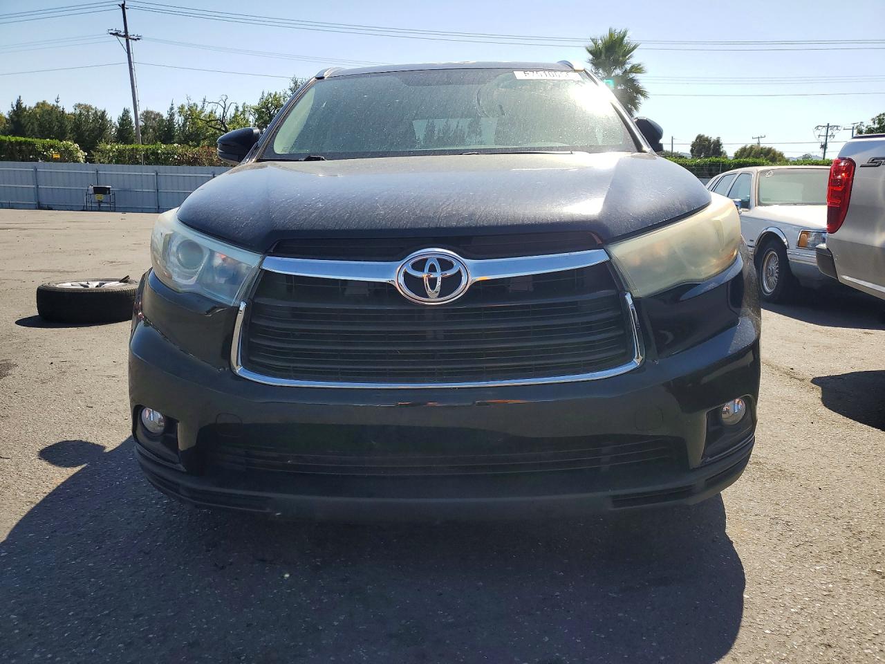 2015 Toyota Highlander Xle Black vin: 5TDKKRFH1FS072366