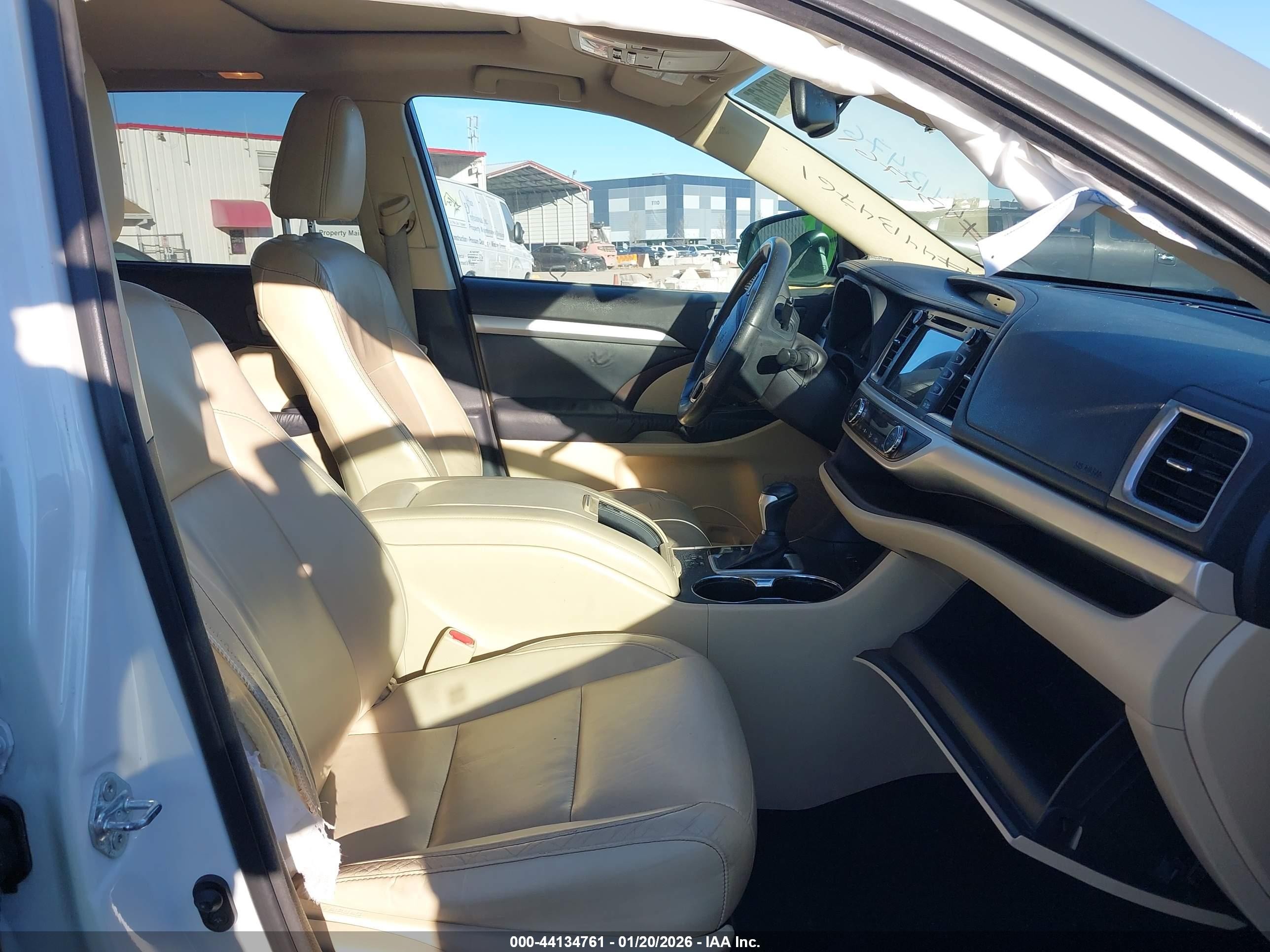 2015 Toyota Highlander Xle V6 Gray vin: 5TDKKRFH1FS094240