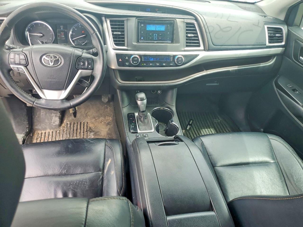 2014 Toyota Highlander Xle Серый vin: 5TDKKRFH2ES025040