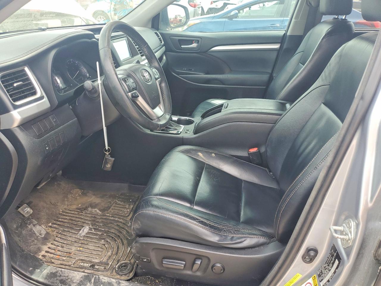 2014 Toyota Highlander Xle Серый vin: 5TDKKRFH2ES025040