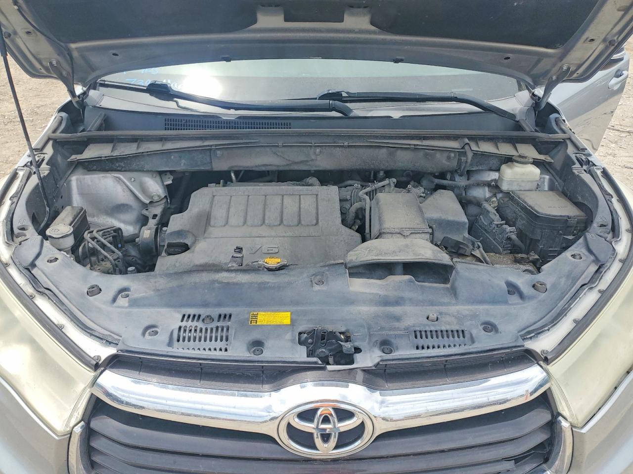 2014 Toyota Highlander Xle Серый vin: 5TDKKRFH2ES025040