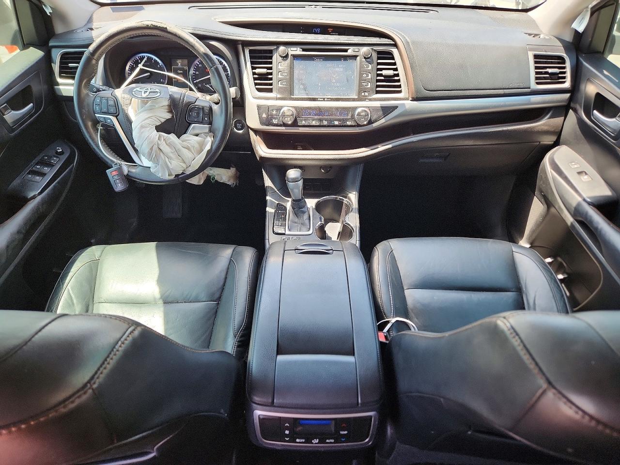 2014 Toyota Highlander Xle Black vin: 5TDKKRFH2ES033588